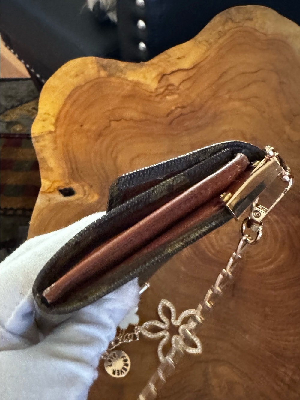 Just in 🔥 Vintage Louis Vuitton Monogram Bifold Long Wallet Brown/converted - Picture 6 of 15